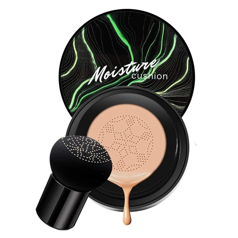 Air Cushion Moisturising  Foundation with Mushroom Head Applicator