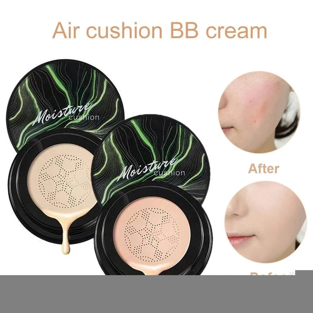 Air Cushion Moisturising  Foundation with Mushroom Head Applicator